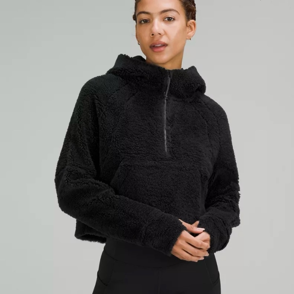 Lululemon Scuba oversized half-zip fleece hoodie